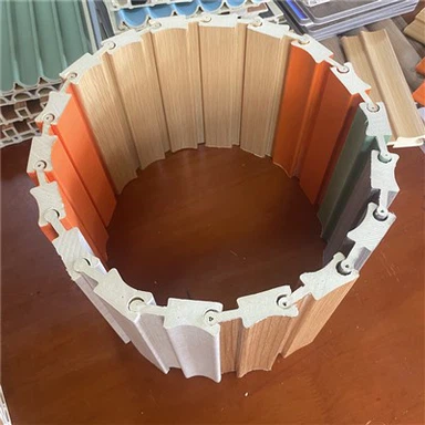 WPC fleksibilna zakrivljena zidna ploča za kružne stupove