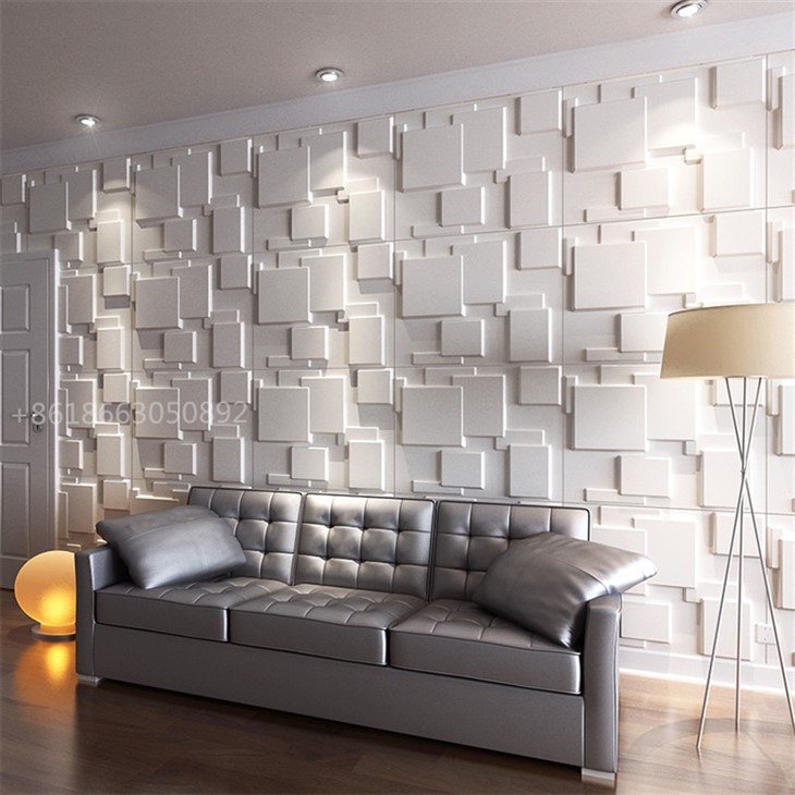 Lightweight 3d Mould Pvc Wall Panel